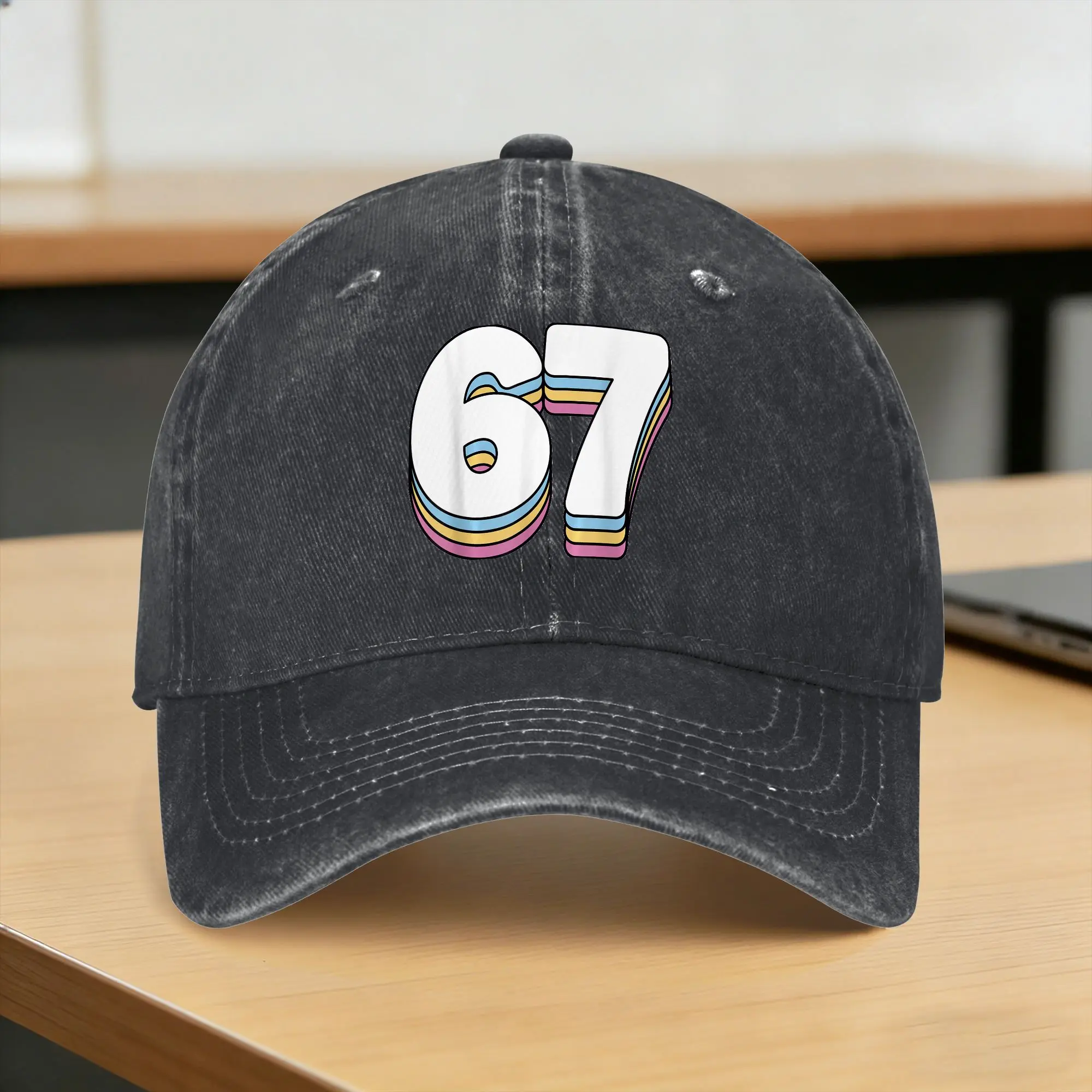 Funny 6 7 Meme Six Seven Gen Alpha Slang 67 Casual Baseball Cap Summer Trucker Hat Skate Hip Hop Hats Men Stylish Baseball Caps