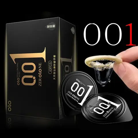 OLO Upgraded 001 Polyurethane Condom For Men Super Thin 0 01mm Condom Cock Peniss Sleeve 54MM Adults Condom Contraception Supplie