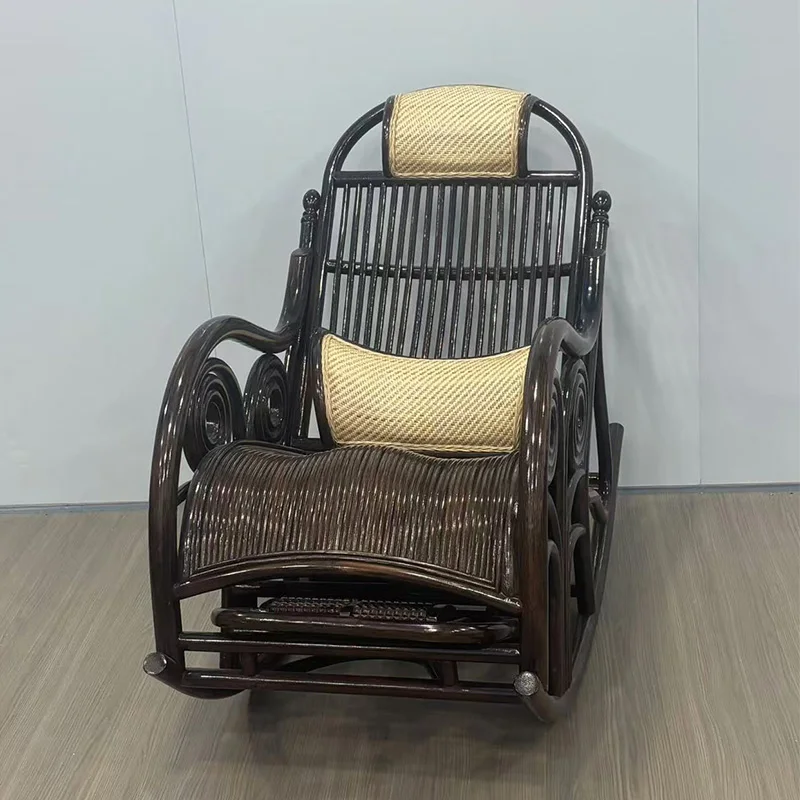 

Adults Rattan Living Room Chairs Comfort Nordic Armchair Rocking Chairs Lounge Comfy Italian Cadeiras De Sala De Estar Furniture