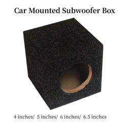 DIY Audio Modification,4/5/6/6.5 Inch Subwoofer Empty Box,Car Subwoofer Box Body,Speaker Wooden Shell,Customizable Hole Diameter