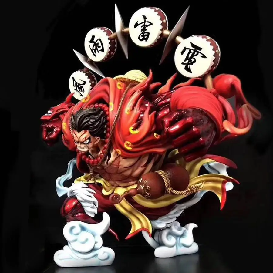 35 cm Nieuwe EEN STUK Anime Figuur Gear Vierde Luffy Perifere PVC Model Standbeeld Desktop Decoratie Ornamenten Verjaardagscadeautjes Speelgoed