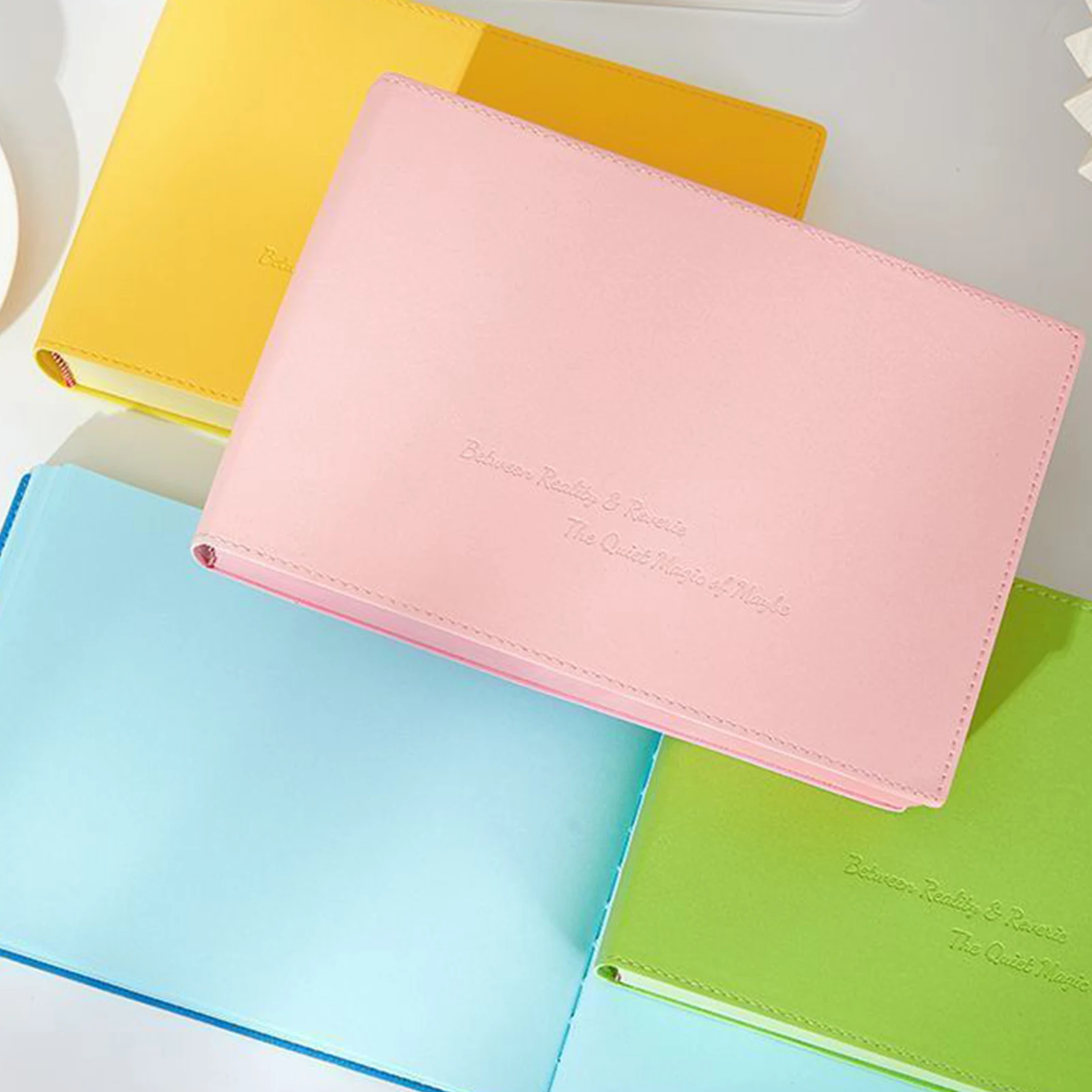Hardcover Journal with 720 Solid Color Pages Cute Diary Planner with PU Leather Cover for Notes School Office Study Travel Gift