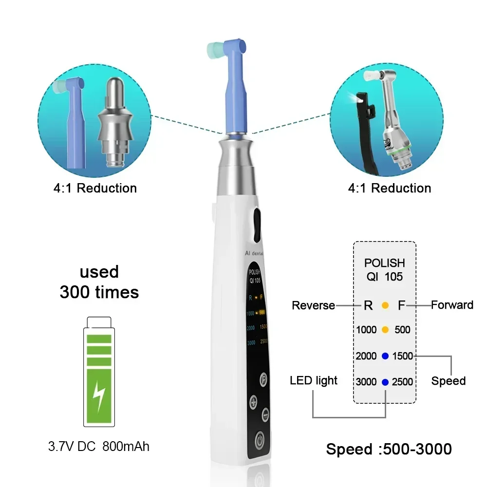 PA-P4 electric portable prophy handpiece straight teeth polishing air prophy dentistry tools dentals electric prophy motor