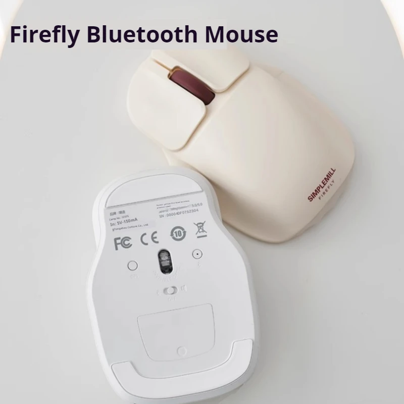 Wireless Mouse Firefly Shaped And Comfortable To The Touch Suitable For Entertainment And Office Use By Electronic Game Players