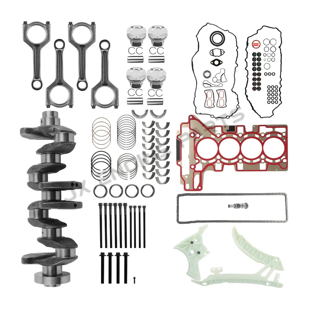 N20 N26 Engine Rebuild Kit Crankshaft ConRod Bearing Piston Gasket Set For BMW 2.0 125i 220i 320i 428i 528i X1 X3 X4 X5 Z4 2.0L
