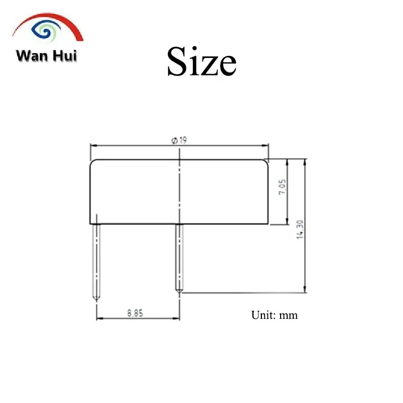 1-100szt DS9092 DS1990 TM1990 Direct Plug-In Two-Pin IB iButton Reader TM Card Probe Touch Memory Key Copper Plating