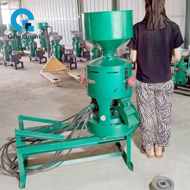 Grinding Machine 160 Peeling Hulling Wheel Wheat Quinoa Rice Milling Corn Beans Multi-functional Barley Millet Soybean Equipment