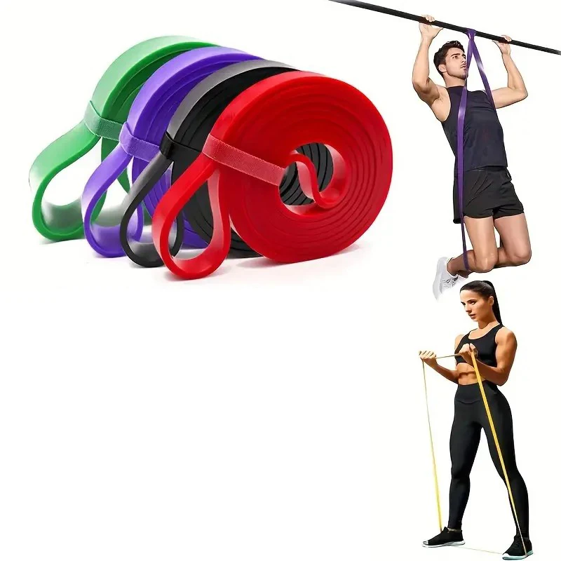 Resistance Band Heavy Duty Latex Sports Elastic Belt Pull Up Assist Bands For Pilates Workout Out Fitness Shape Body Home Gym