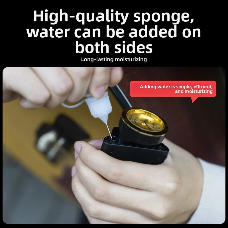 Folk Classical Guitar Sound Hole Humidifier Winter Maintenance Accessories Maintenance Universal Scale Hygrometer