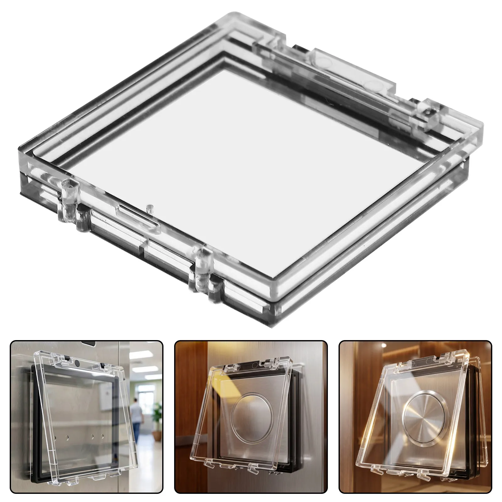 Elevator Button Protective Cover Electrical Computer Case Power Control Covers Shield Panel Easy Installation Protector