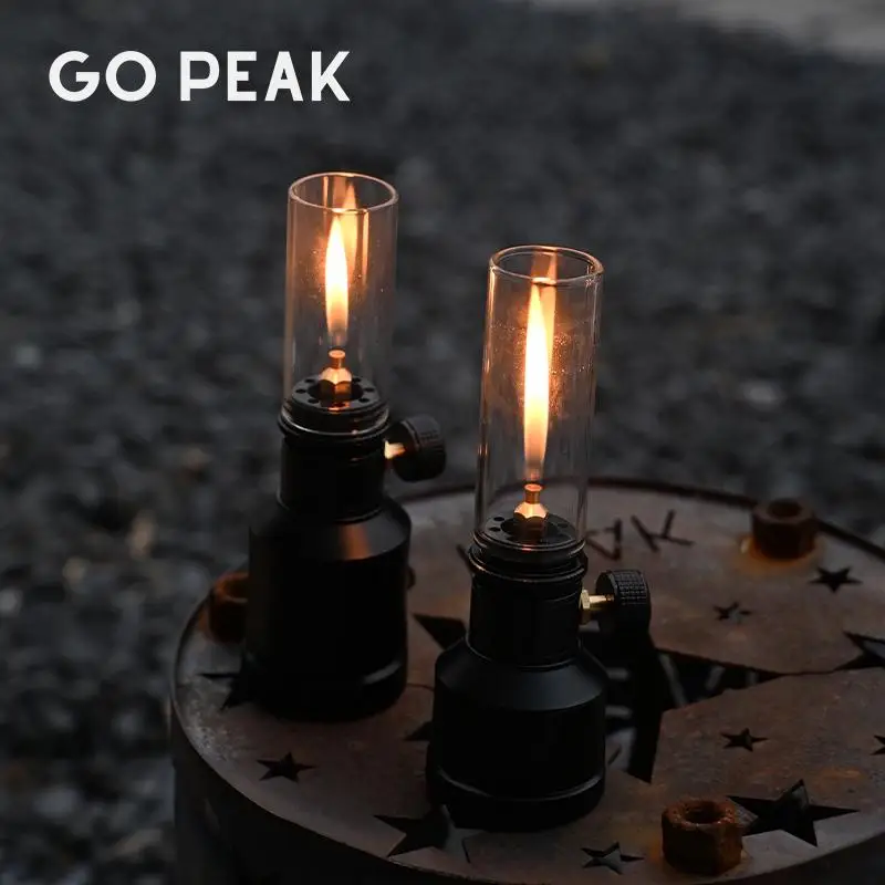 

GOPEAK 2025, газовый светильник для кемпинга, металлическое основание с резьбой, при свечах, оборудование для кемпинга на открытом воздухе, многофункциональный инструмент