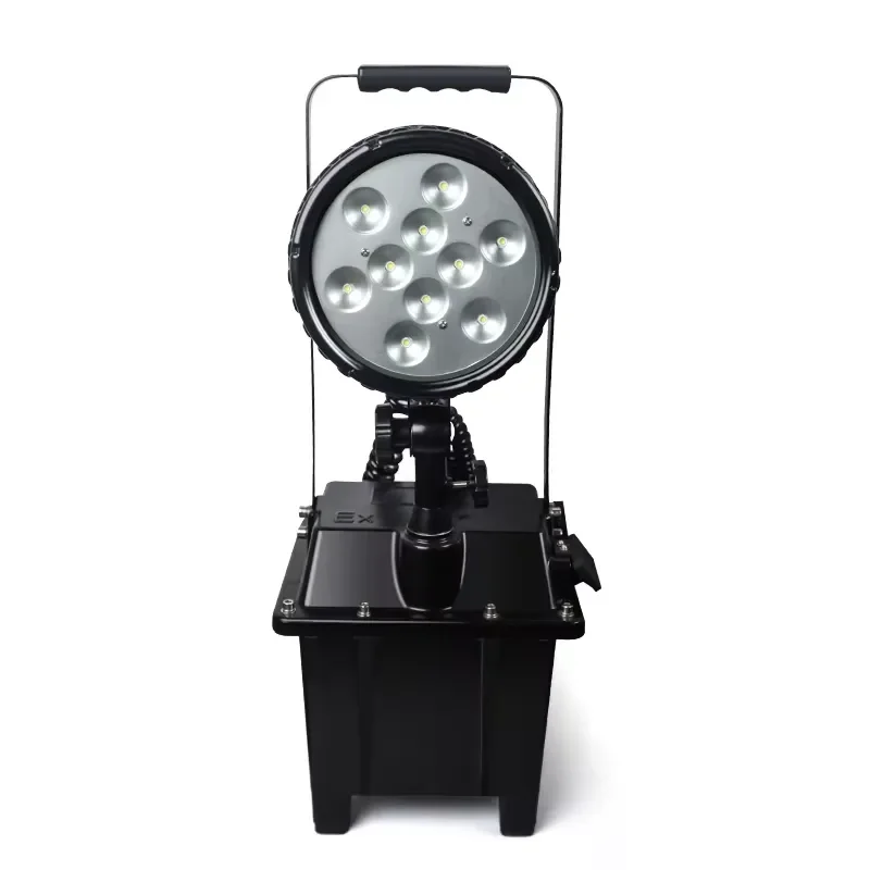 Multifunction Emergency LED Rechargeable Explosion Proof Torch Light with IP66 Protection 5-Year Warranty 30h Strobe Mode