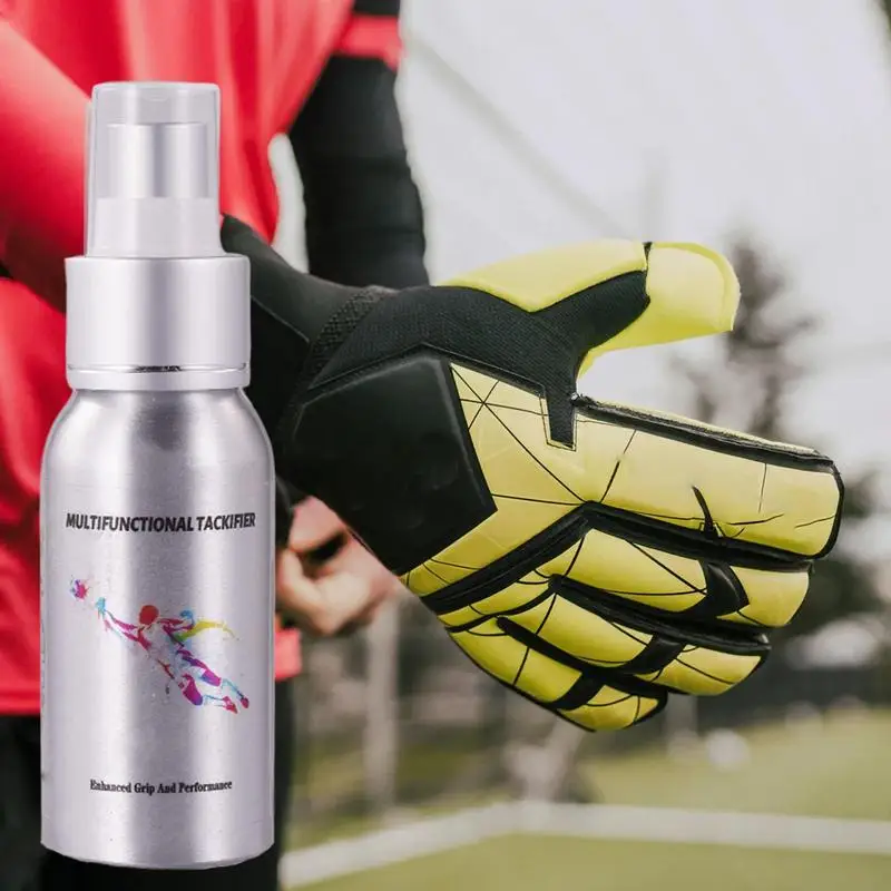 Football Grip Spray 50ml Goalkeeper Glove Spray Goalkeeping Grip Enhancer Goalie Glove Glue For Improving Performance