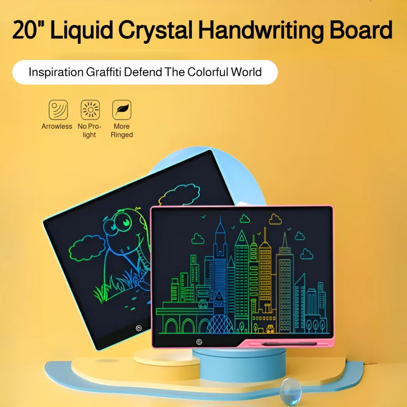 13-inch, 16-inch, and 20-inch large-screen rechargeable LCD drawing board, writing board, blackboard