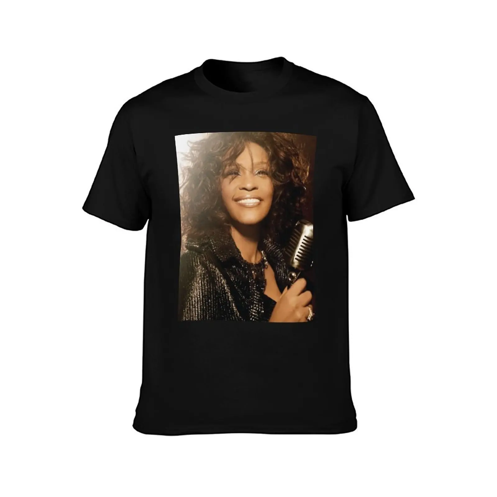 Vintage Whitney Houston Classic T-Shirt Summer Casual Cotton Tee Oversized Streetwear Tops Vintage Graphic Print 100% Cotton