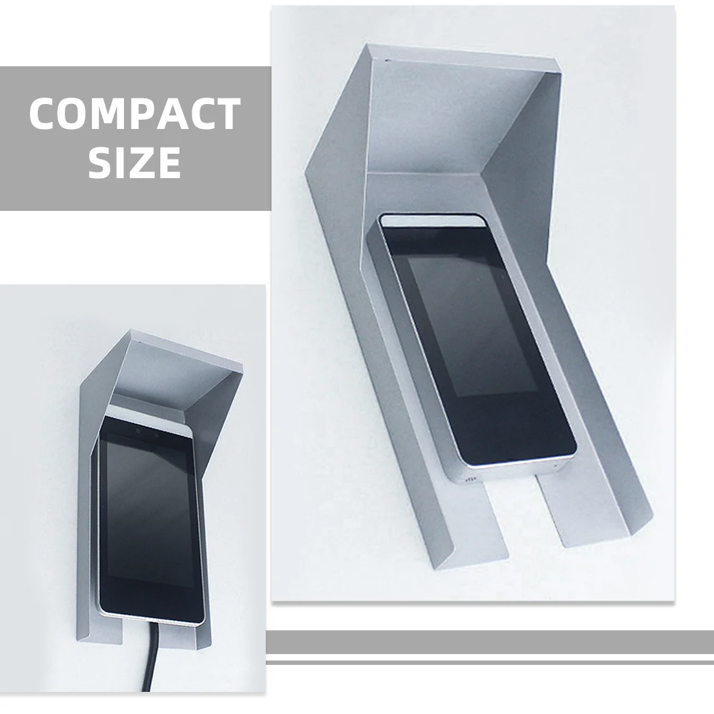 

s Metal Doorbell Cover Attendance Machine Waterproof Protector Splash proof Durable Door Access Rainproof Box Outdoor Chime