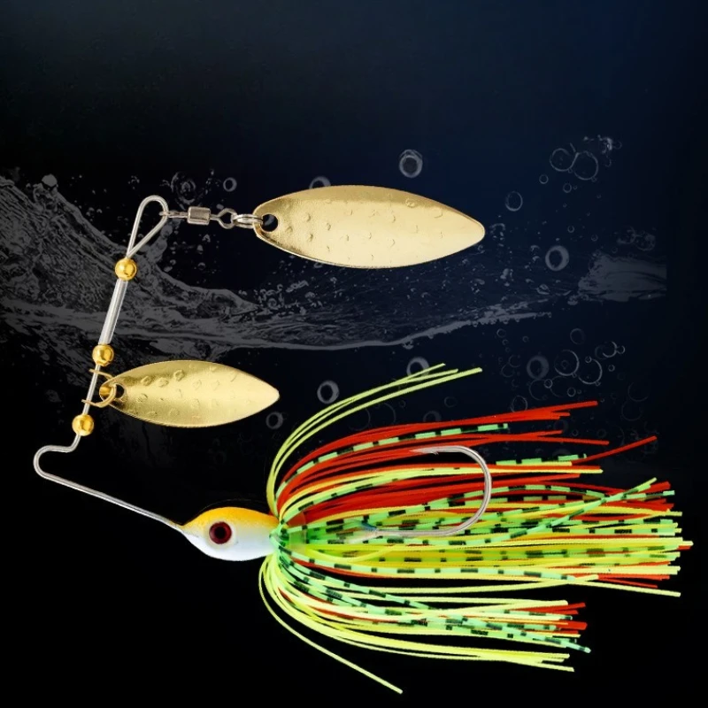 

4pcs 12g-18g Spinner Bait Metal Lure Hard Fishing Spinner Lure Spinner Bait Pike Swivel Fish Tackle Wobbler Fishing