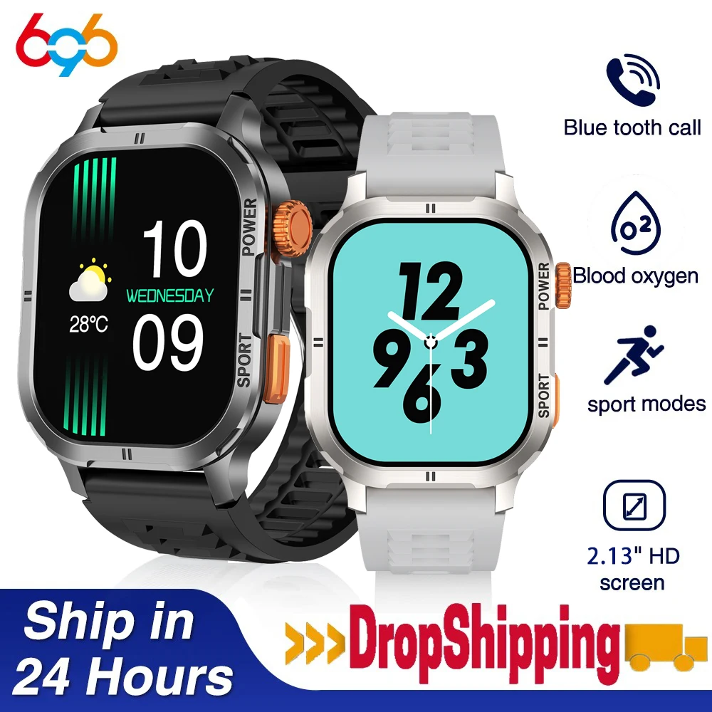 Smart Watch Men Heart Rate Sport DIY Dial 410*502 AMOLED Screen Remote Control Smartwatch Women 350mAh Waterproof Health Monitor