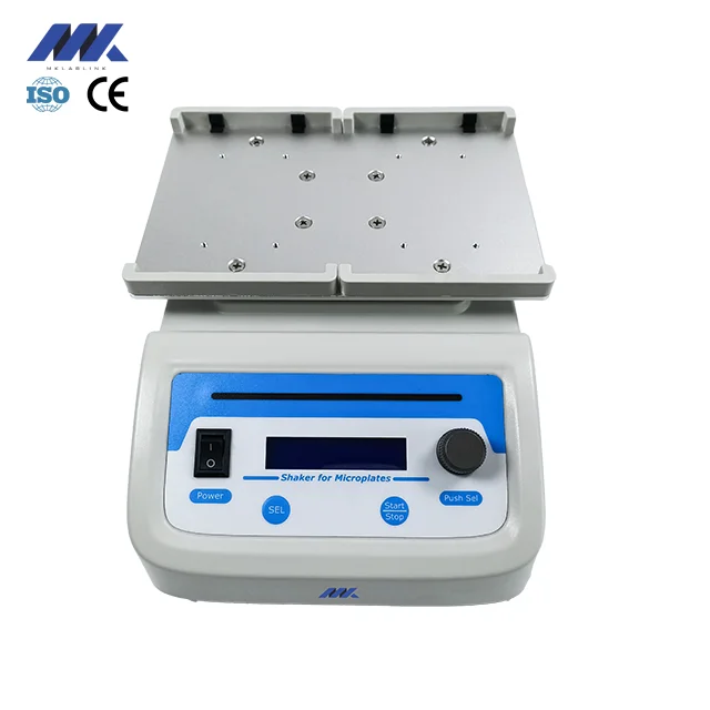 MKlablink Microplate Shaker 200~2000rpm 2pcs Elisa Plates Laboratory High Speed Shaker
