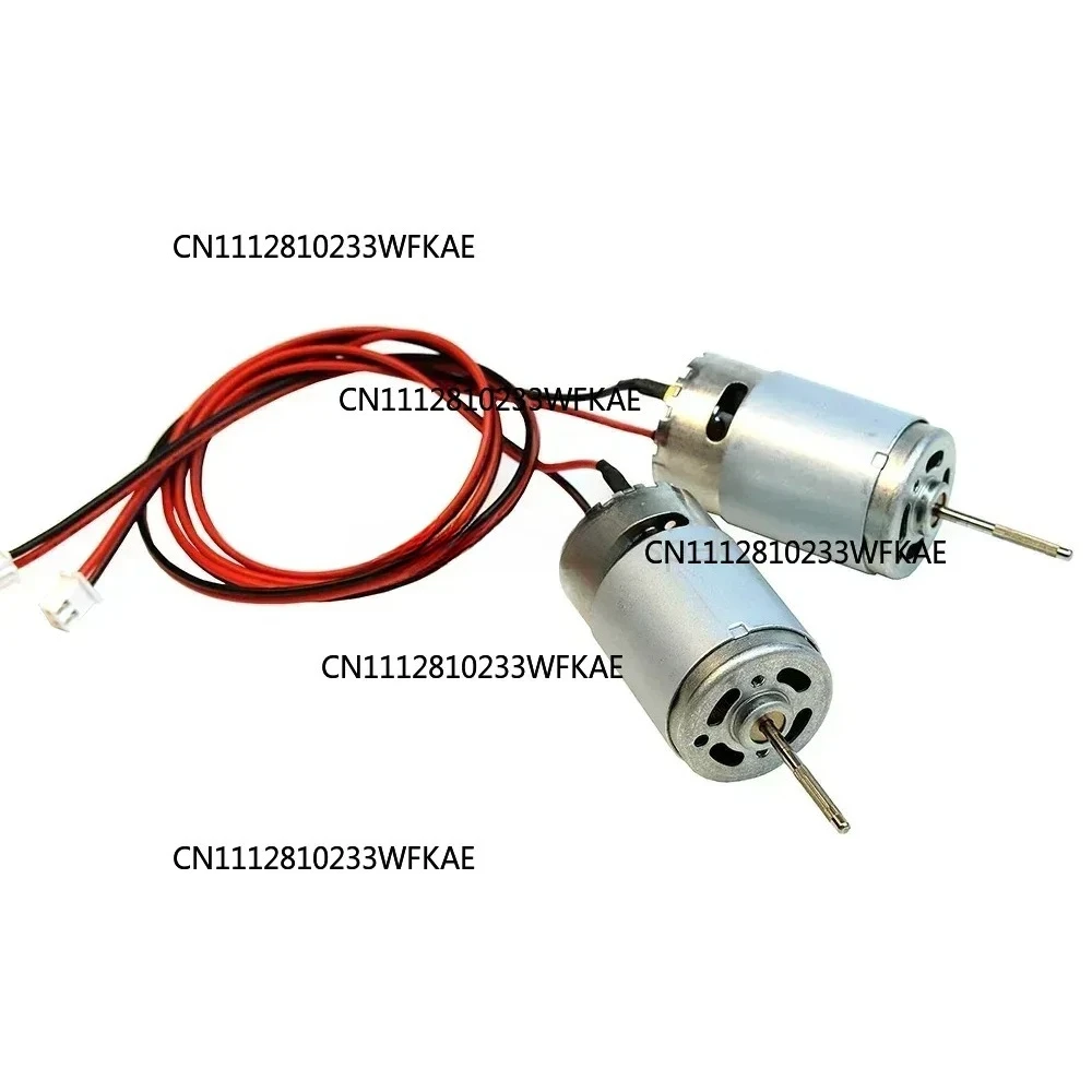 1Pair 390 High Speed Motor with Wire 14000RPM/Min 6V-12V DIY for RC Bait Tug Boat Feeding Boat Underwater Thruster Accessories