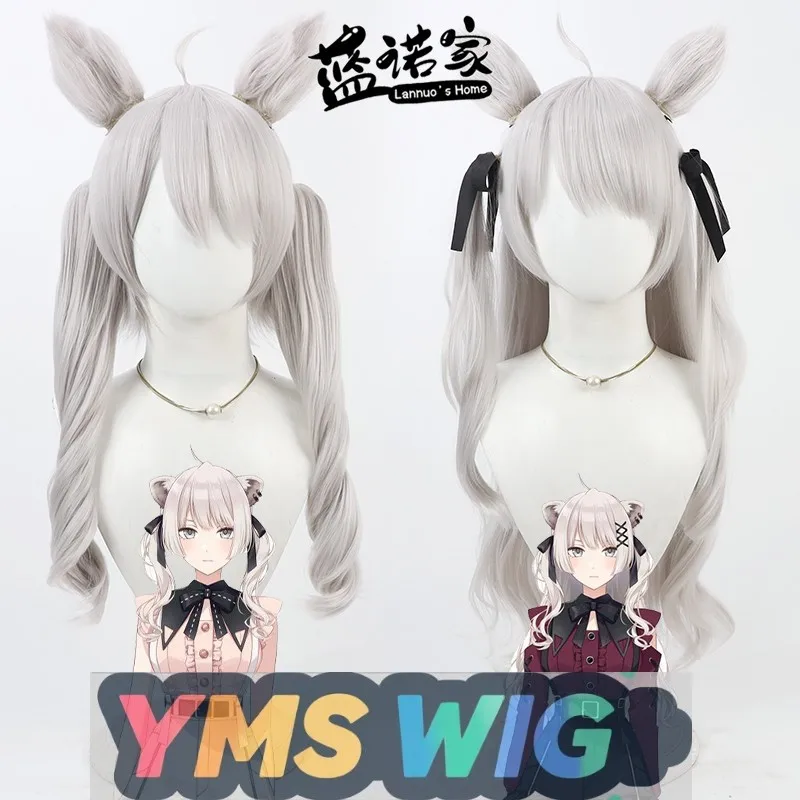 

【YMS WIG】Virtual Streamer Lion White Peony Косплей Парик Новый наряд Несколько стилей