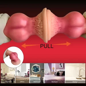 قضبان اصطناعية الكلب واقعية للرجال والنساء قضيب ضخم مع كأس شفط كبير بعقب التوصيل عملاق الوحش الديك لوازم الكبار 5 أحجام XXL مثير ألعاب الكبار مثير التسوق الذكور الاستمناء أعلى 6 مبيعات للقضيب - رقم 6