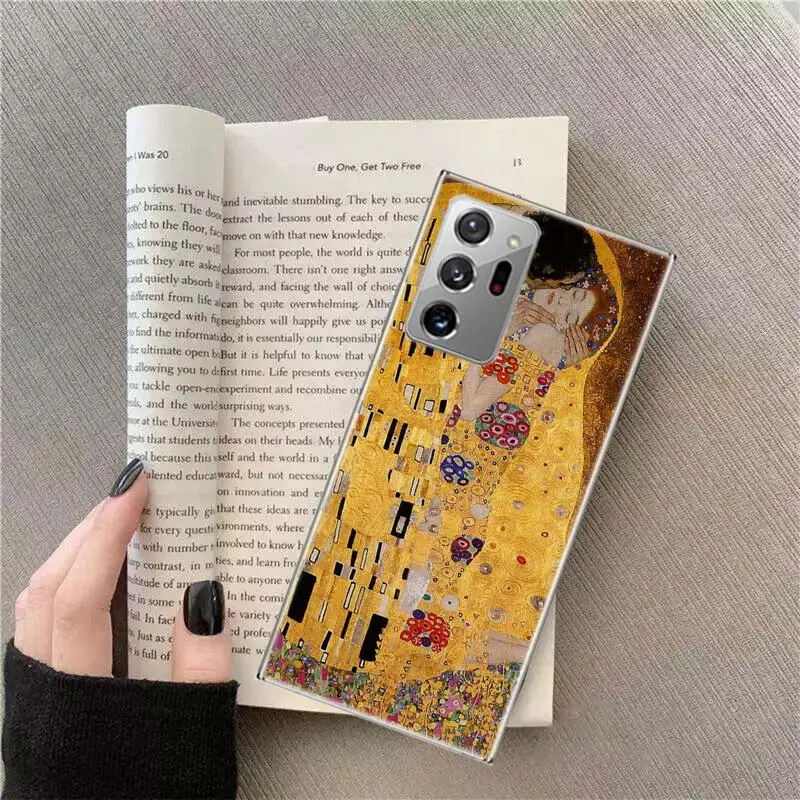 Kiss by Gustav Klimt Desig Phone Case For Samsung A15 A25 A35 A55 A10 A20S A30S A50S A70S A71 A51 A41 A31 A21 A11 Galaxy A20E A1