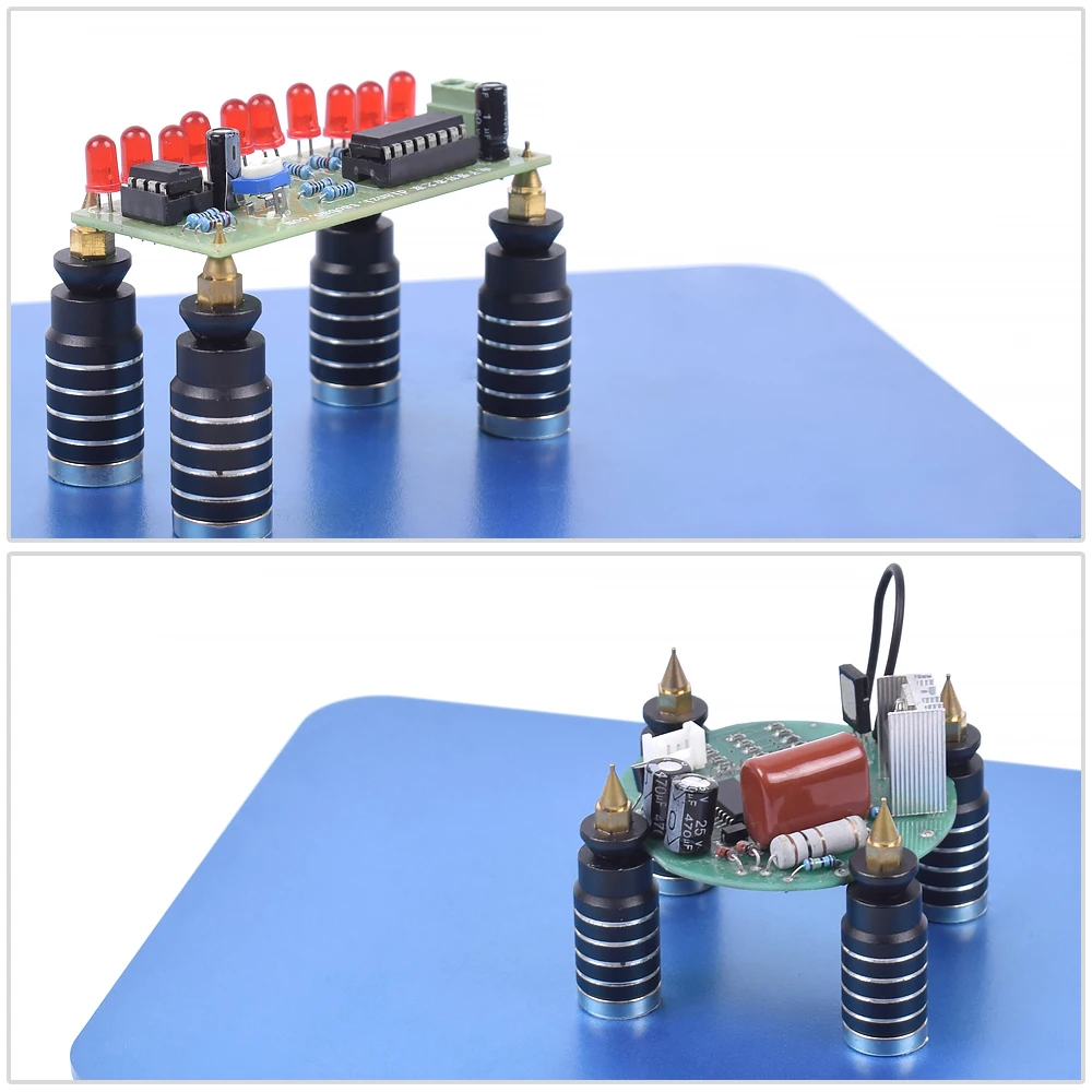 NEWACALOX 4 PCB Circuit Board Holder with Strong Magnetic Base for Soldering Repair, Modeling, DIY, Jewelry and Hobbies