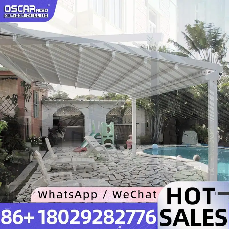 

Luxurious Electric Retractable Shade Outdoor Patio Roof Full Cassette Awning for European Gardens and American Patios Retractabl