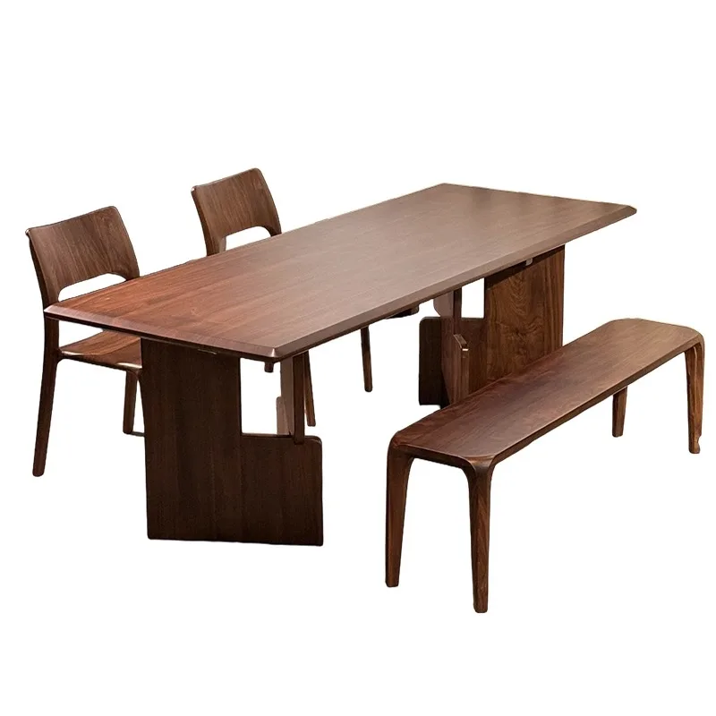 xx-Wooden Nordic Dining Tables High Design Luxury Wood Dining Tables Modern Cuisine Mesas De Restaurante Dining Tables Sets^