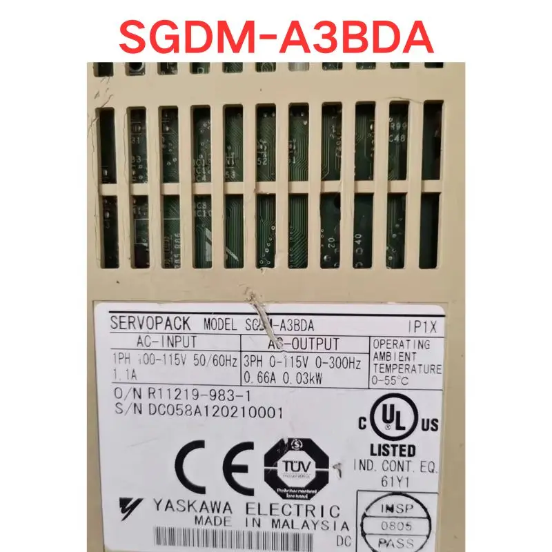 Used OEM disassembled parts SGDM-A3BDA drive Functional test OK