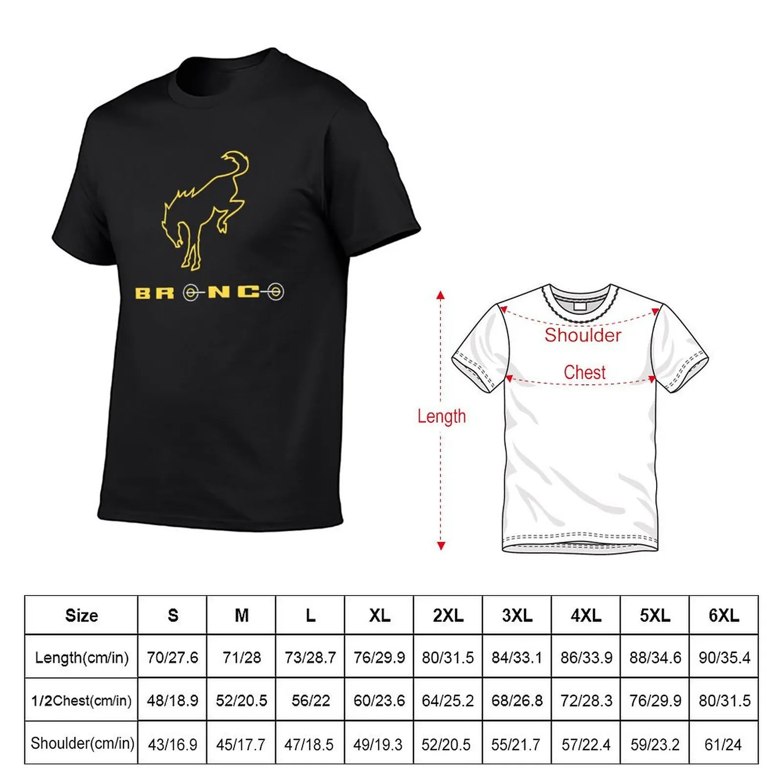 2021 Bronco Headlight T-shirt tops animal prinfor boys plus size tops plain heavy weight t shirts for men