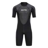 3MM Neoprene Wetsuit Men Short Sleeve Scuba Wetsuit Surfing Sun Protection Warm Snorkeling Full Body Diving Surfing Suit