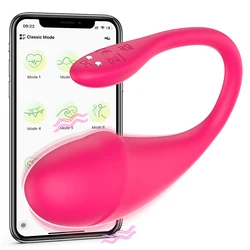 Bluetooth APP Control Vibrator Leistungsstarke G-punkt Vibrierende Vaginal Ball Tragbare Stimulator Erotische Ei Erwachsene Sex Spielzeug für Frauen