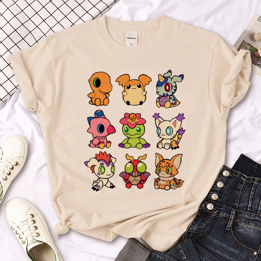 Digimon t shirt men funny t-shirts male harajuku clothing