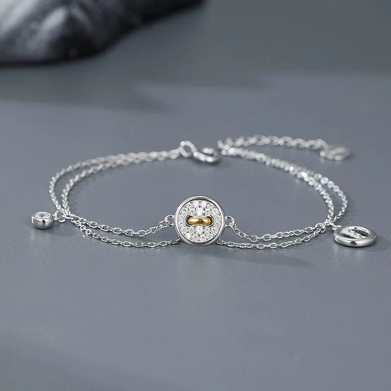 

New S925 sterling silver bracelet women's niche design light luxury high temperament exquisite jewelry women's holiday gift