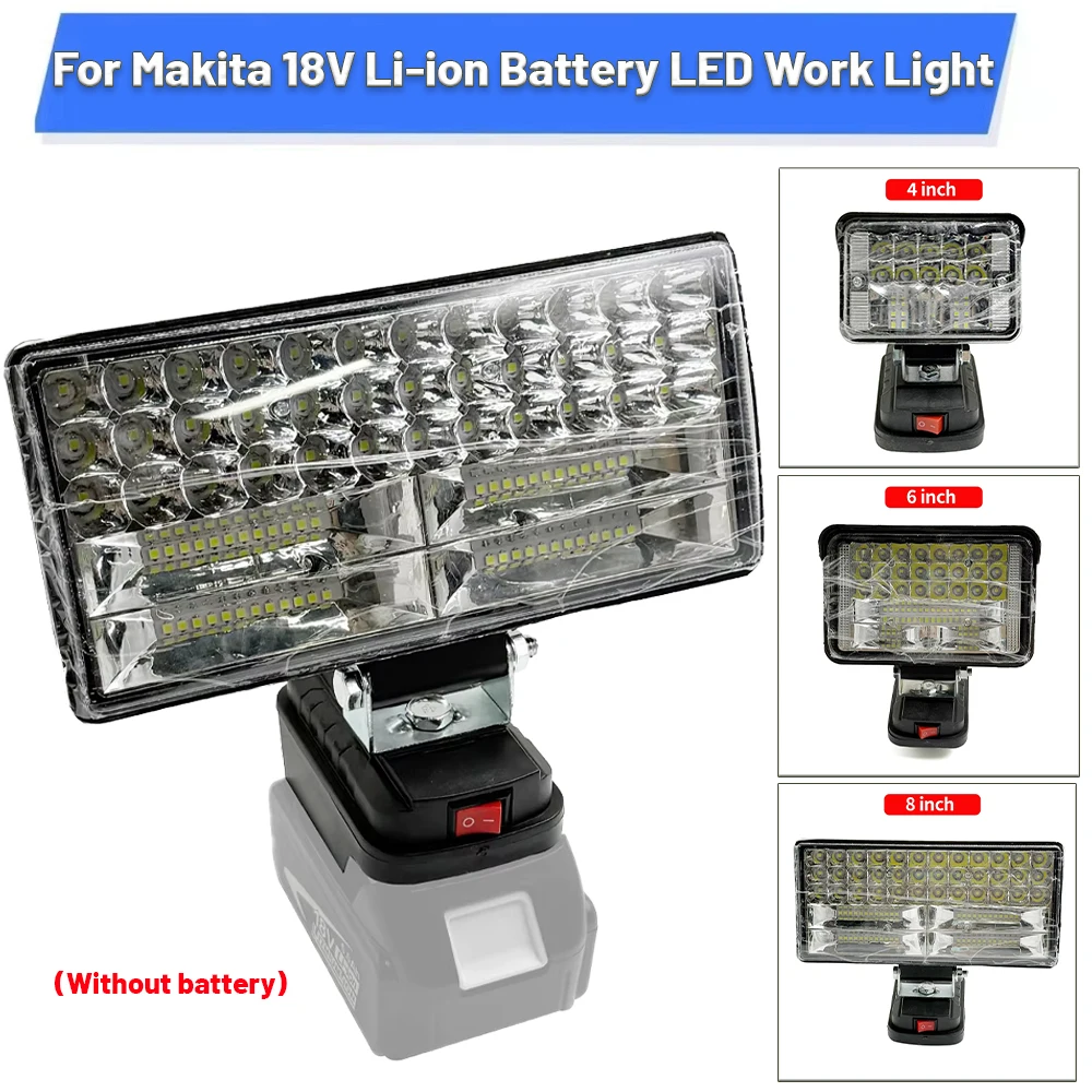 

Working Light for Makita Battery Portable Spotlight Cordless Outdoor Work Handheld Emergency ToolLight No Battery