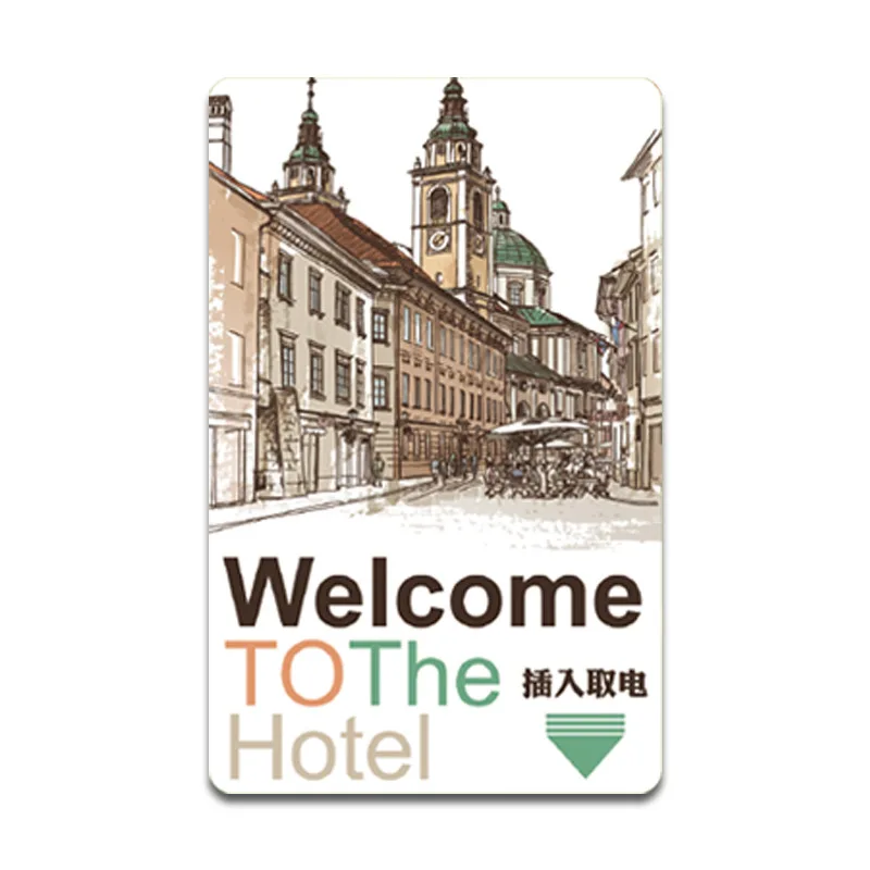 Customized High and Low Frequency Composite Power Card Hotel Card Universal Sensor Card M1 Hotel ID Card Chip Magnetic Card
