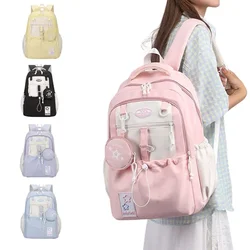 Casual Travel Backpacks High School College Students Schoolbag Daypack for Teens Girls Large Capacity Laptop Mochila Escolar