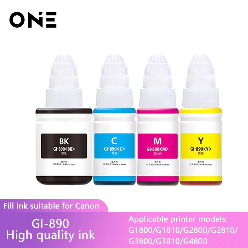 Tinte Für Canon GI-490 GI-790 GI-890 Für Pixma G1000 G1100 G1400 G2000 G2100 G2400 G3000 G3400 G4000 Drucker GI490 GI790 GI890