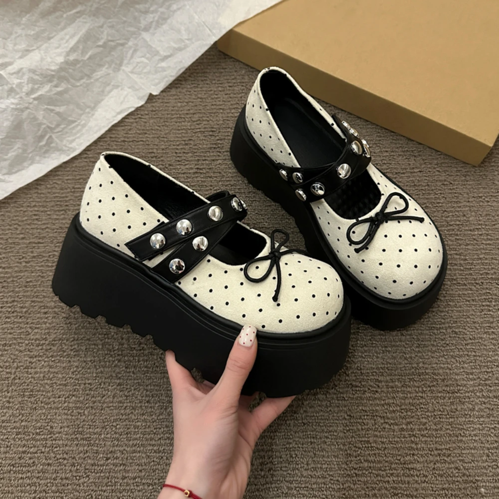 Spring and Autumn Elegant Round-Toe Sexy Butterfly Heeled Mary Jane Shoes Fashionble Best Selling Comfortable Women's Shoes