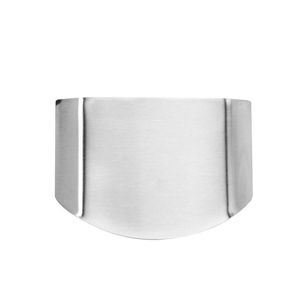 Silver Stainless Steel Finger Guard for Hand Protection in Food Preparation with Simple Operation and Stability