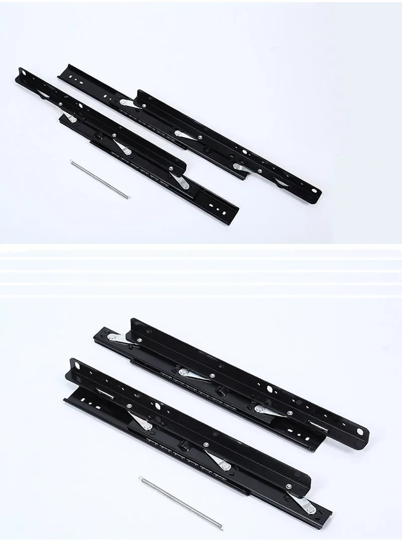 yestable slide lifting rail,Telescopic folding dining table Bracket rail,save space Easy to install,Furniture Hardware