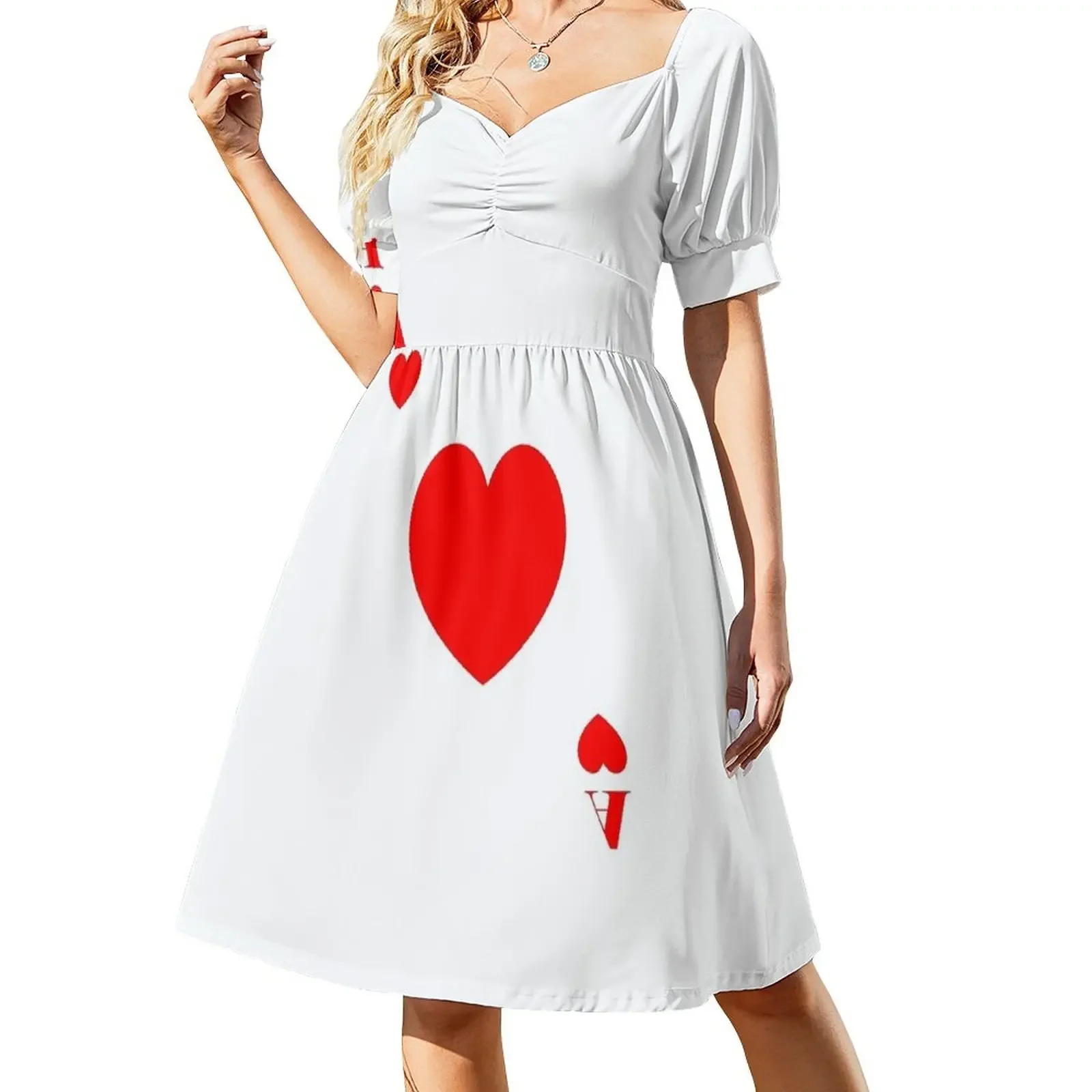 T-shirt e accessori Ace of Hearts Abito a maniche corte Abbigliamento donna Abito lungo estivo da donna