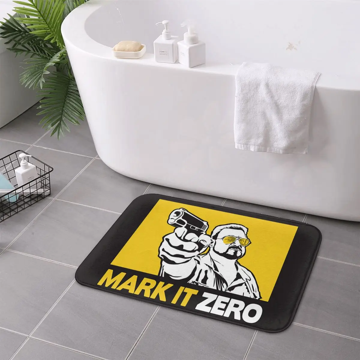 Mark It Zero The Big Lebowski Movie Non-slip Doormat Floor Mat Carpet Rug for Kitchen Entrance Home Balcony Footpad Mats