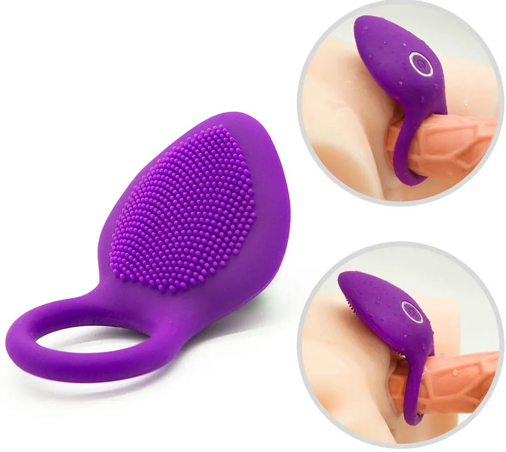 Penis Ring Vibrator Clitoris Stimulator G-Spot Sex Toys Male Delay Ejaculation Massage Vagina Orgasm Lock Fine Sleeve Vibration