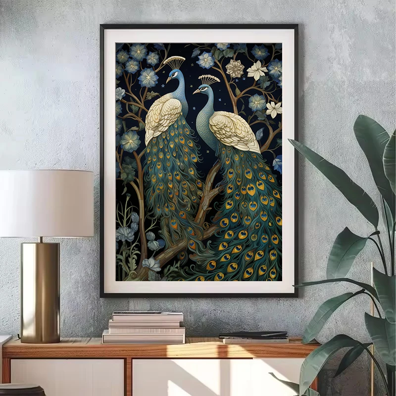 ヴィンテージウィリアムモリスカワウソ孔雀バニーフラワーリーフ - Art Craft William Morris のレビューと価格