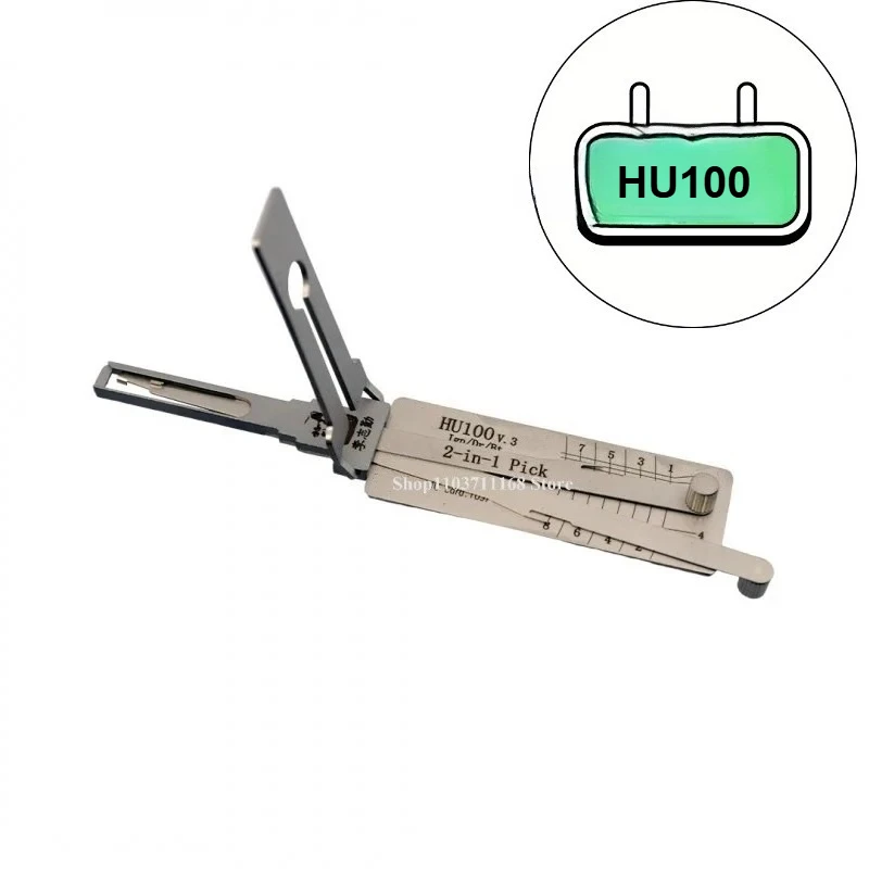

Lishi 2 in1 HU100 Locksmith Tools Car Key Lock Picking Decoder and Pick Ganzua FOR BUICK+CADILLAC+CHEVROLET USA+VAUXHALL / OPEL