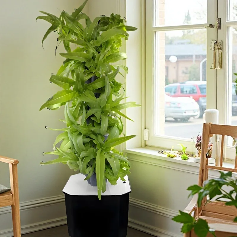 Soilless cultivation hydroponic planting tower hydroponic column rain planting system balcony vegetable and flower multi-layer r
