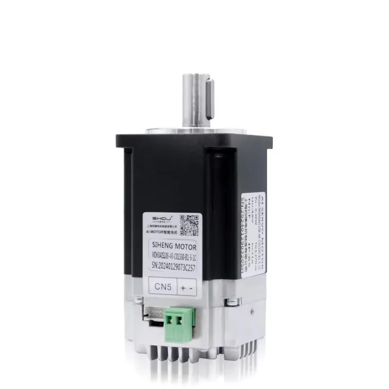 Integrated 24VDC 48VDC Servo Motor Driver 60mm 400W 3000rpm 1.27nm Stepper Motors for AGV Car Ce 48V Hybrid Nema 24 Canopen